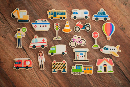 Fridge magnets: Farm 