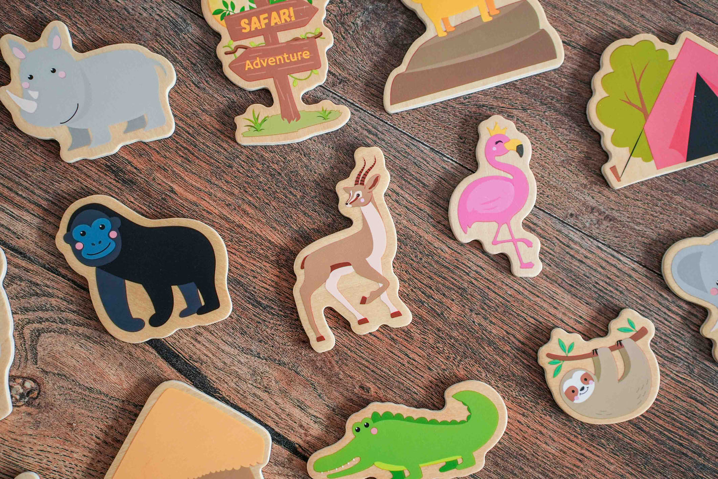 Kühlschrankmagnete Bundle – "Stadt & Safari" Edition