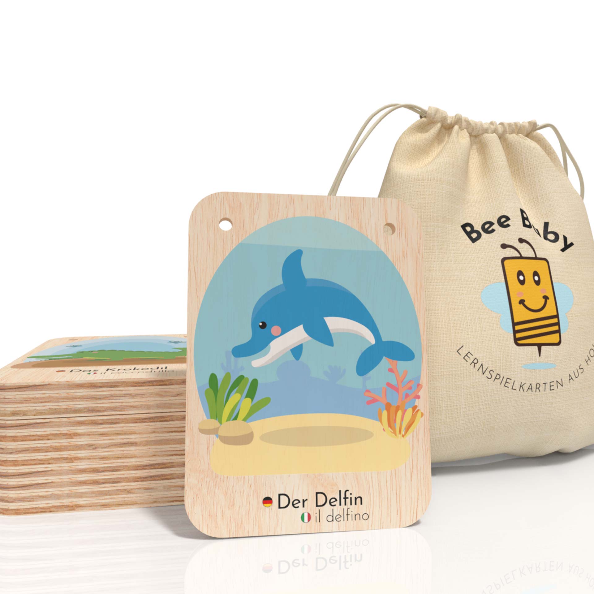 Karten mit Aufbewahrungsbeutel