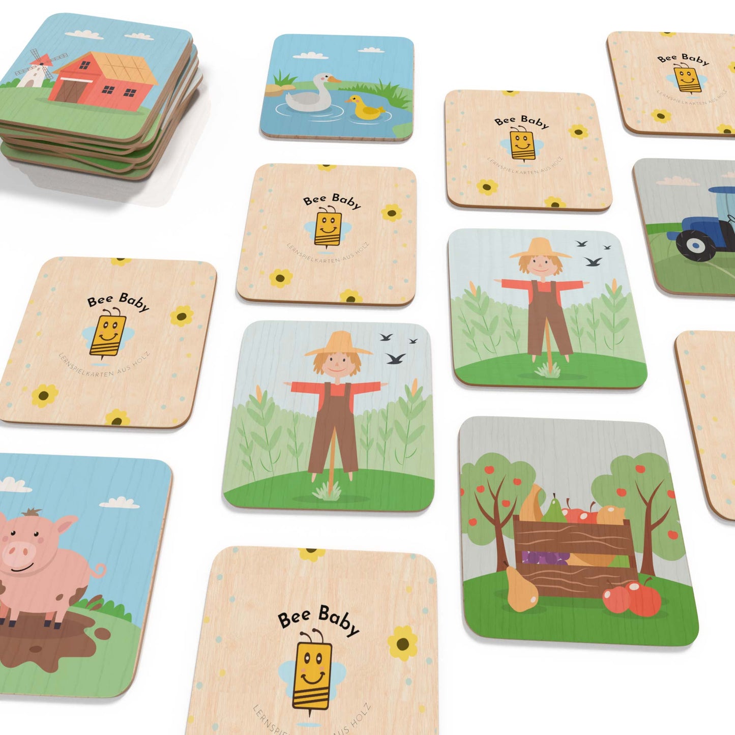 memorykarten bauernhof set